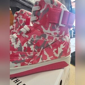 NIB Patrick Ewing Athletics 33 HI Orion "Pink Camo" Hybrid Sneakers